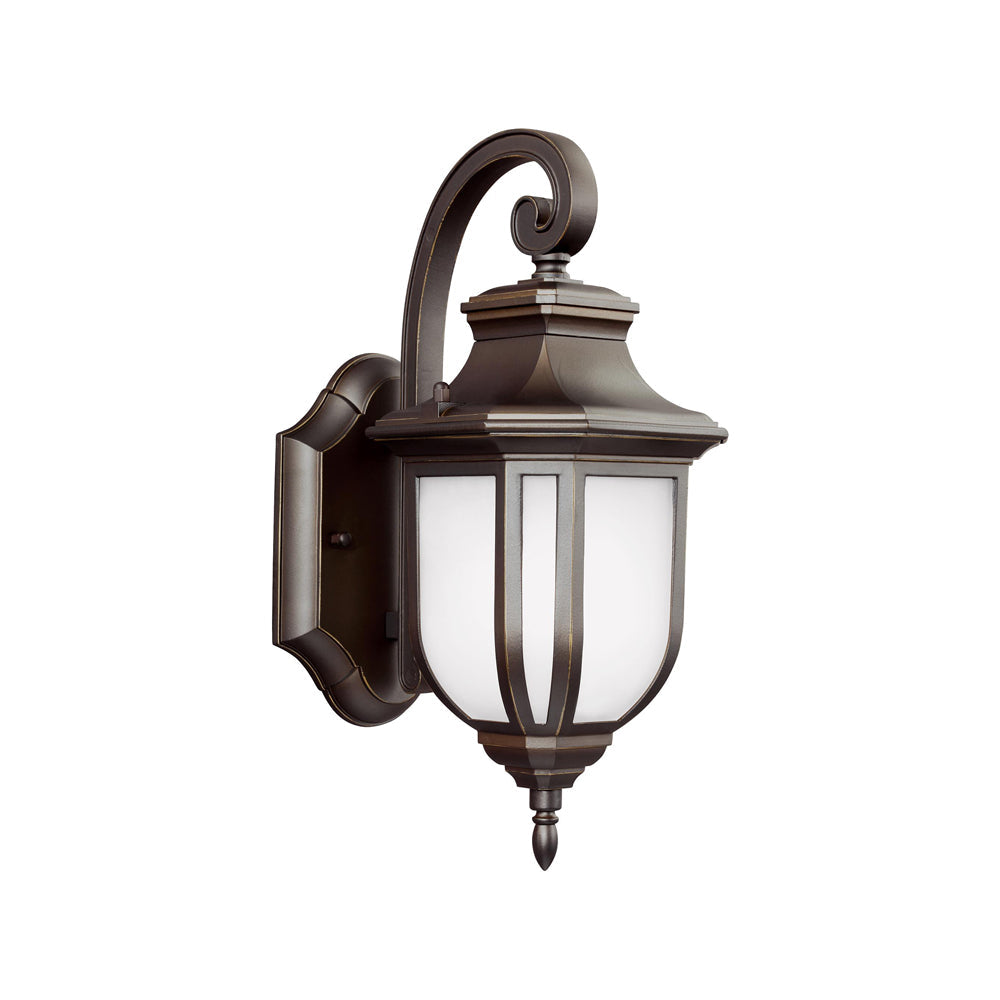 Childress Outdoor Wall Light in Antique Bronze (Small).