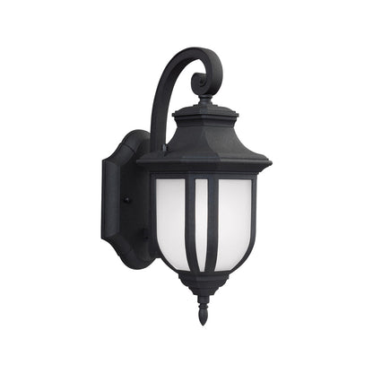 Childress Outdoor Wall Light in Black (Small).