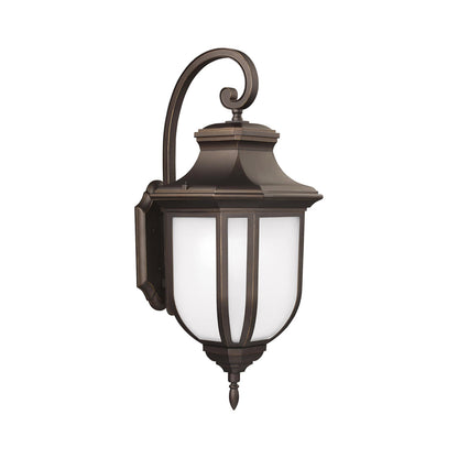 Childress Outdoor Wall Light in Antique Bronze (Medium).