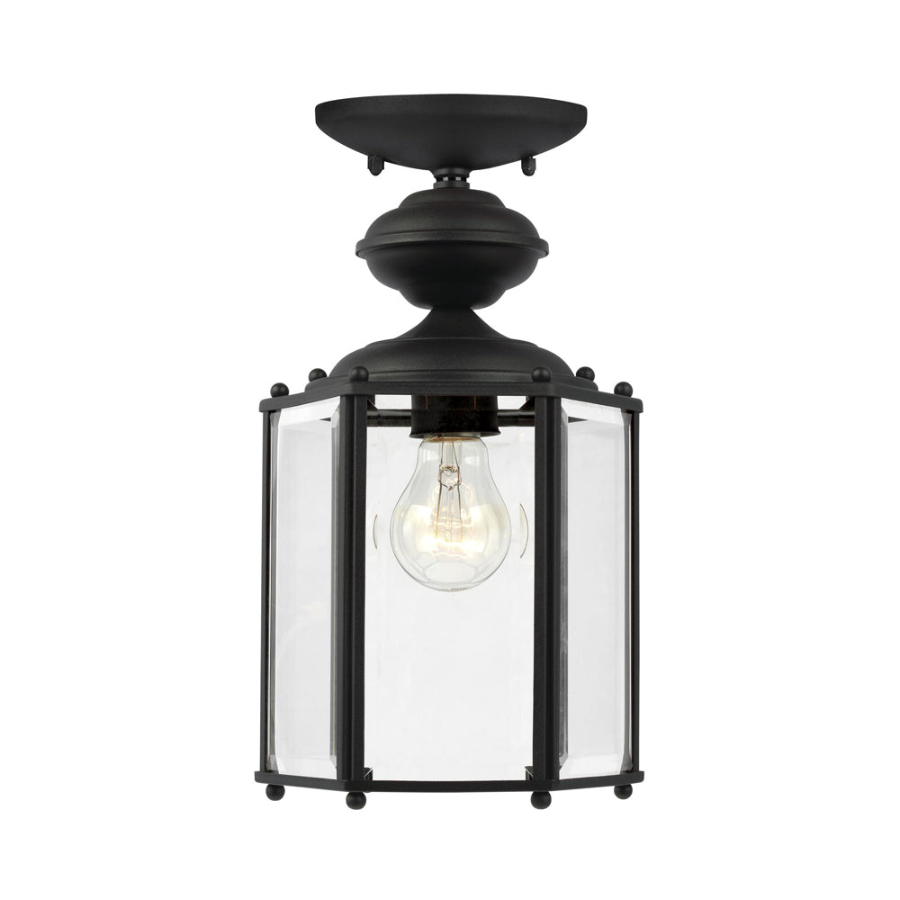 Classico Outdoor Semi-Flush Convertible Pendant Light.