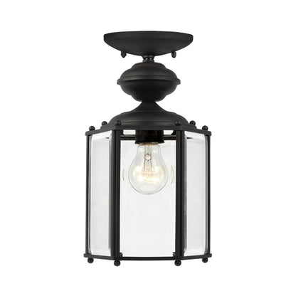 Classico Outdoor Semi-Flush Convertible Pendant Light.