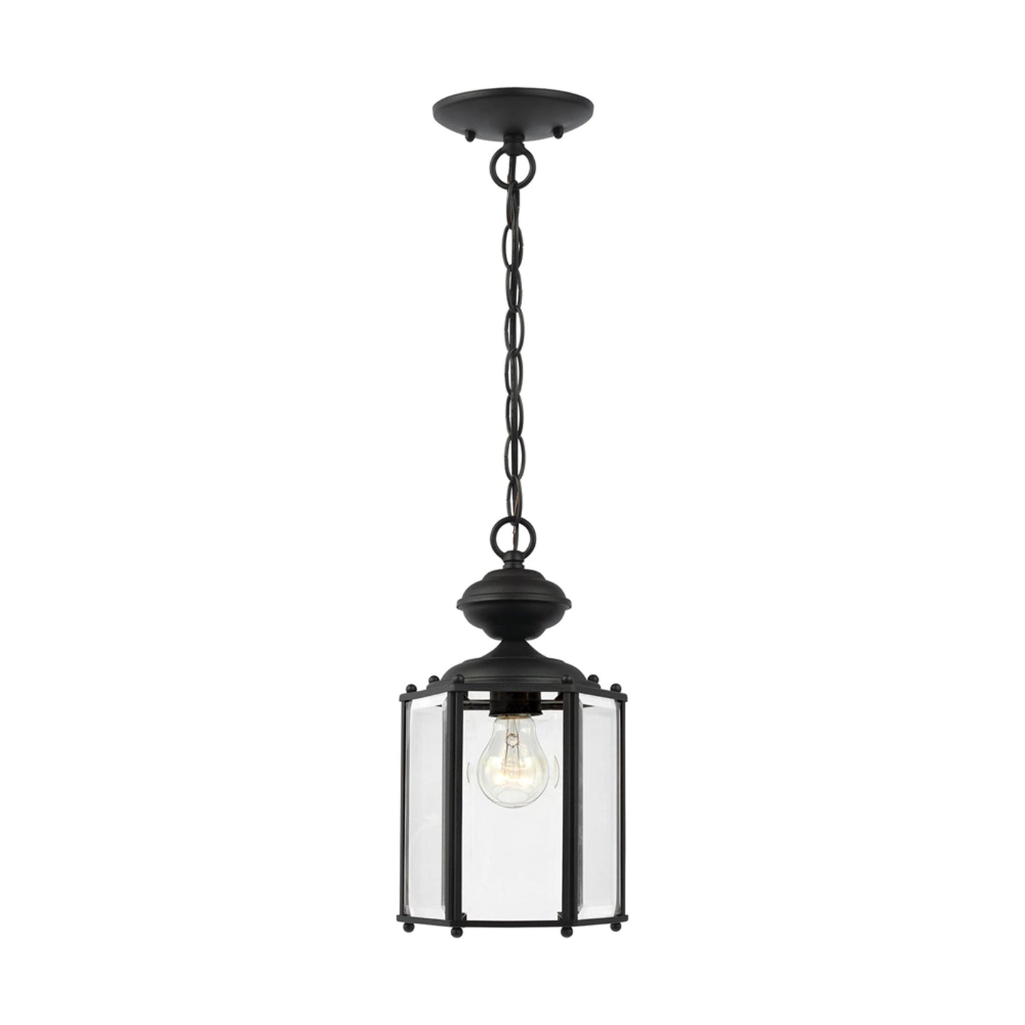 Classico Outdoor Semi-Flush Convertible Pendant Light in Detail.