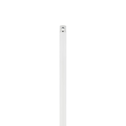 Coastal Threaded Downrod in Matte White (12-Inch).