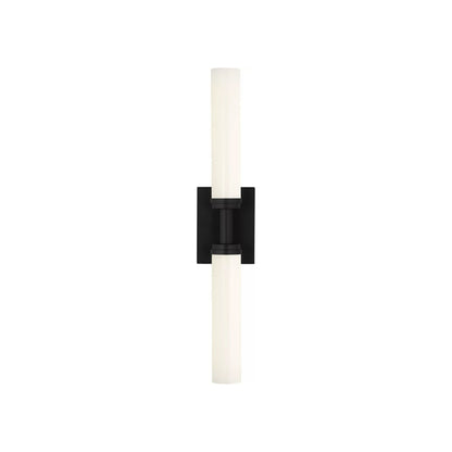 Coles LED Bath Vanity Light in Midnight Black (24-Inch).