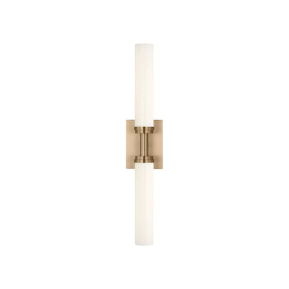 Coles LED Bath Vanity Light in Satin Brass (24-Inch).