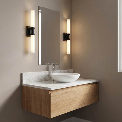 Coles LED Bath Vanity Light in bathroom.