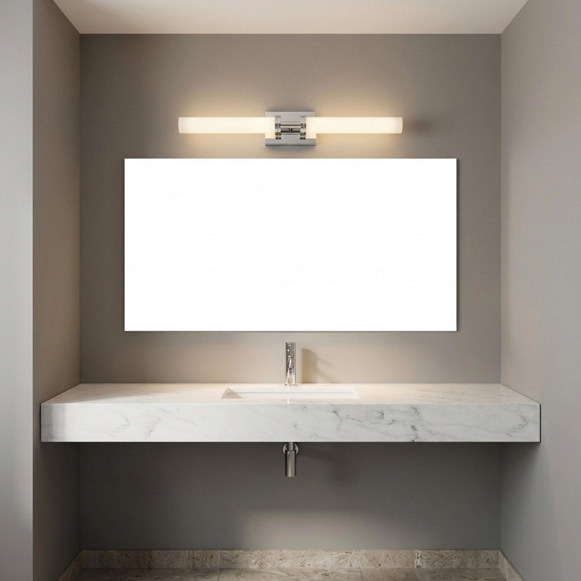 Coles LED Bath Vanity Light in bathroom.