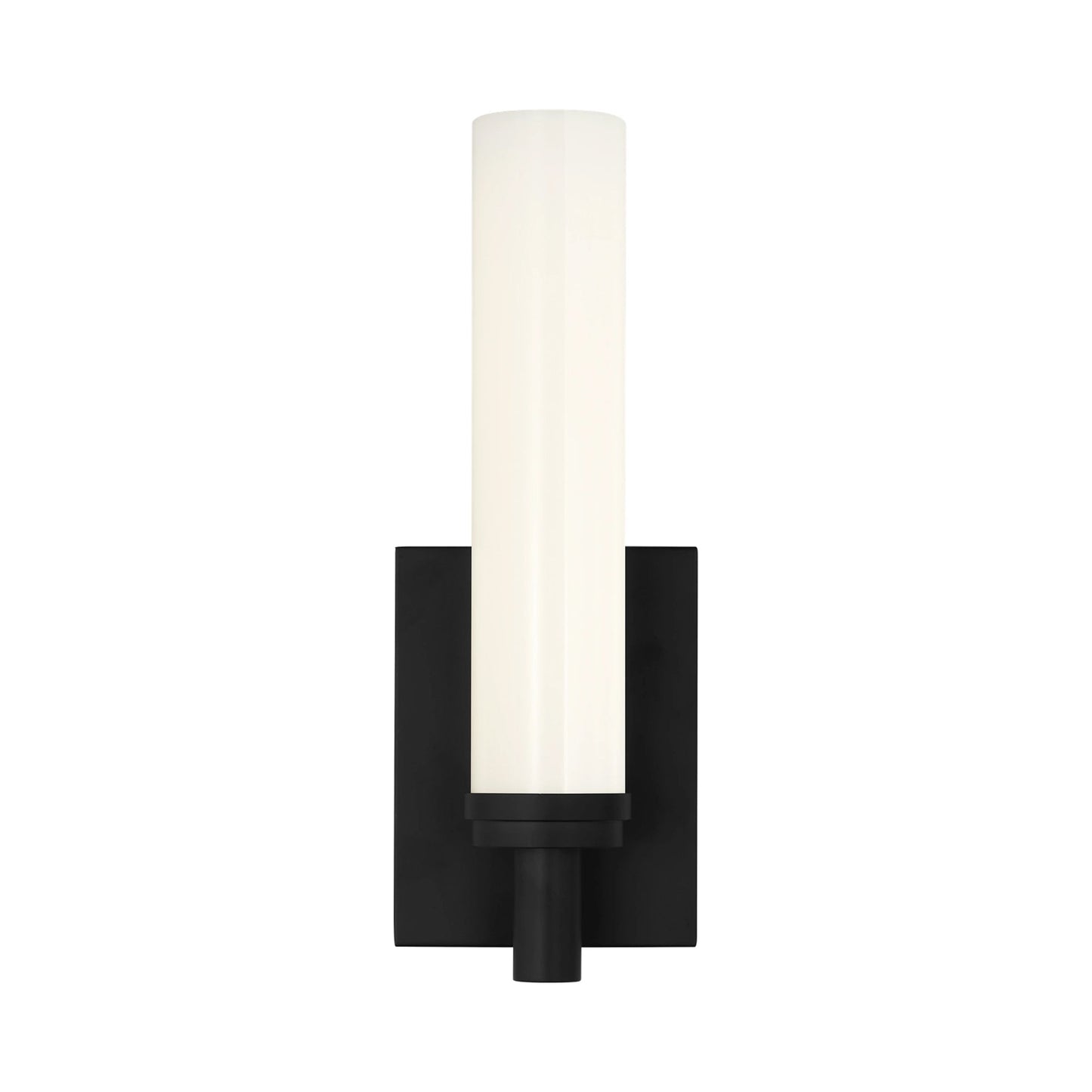 Coles LED Bath Wall Light in Midnight Black.