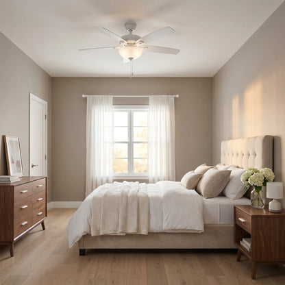 Colony Ceiling Fan in bedroom.