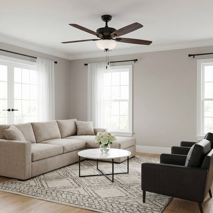 Colony Ceiling Fan in living room.