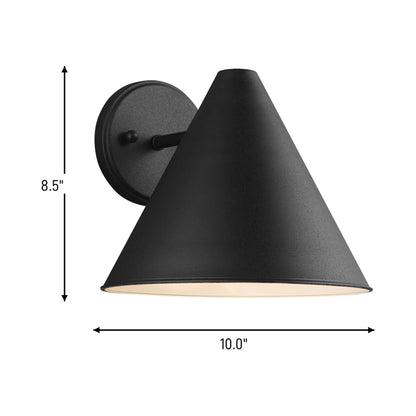 Crittenden Outdoor Wall Light - line drawing.