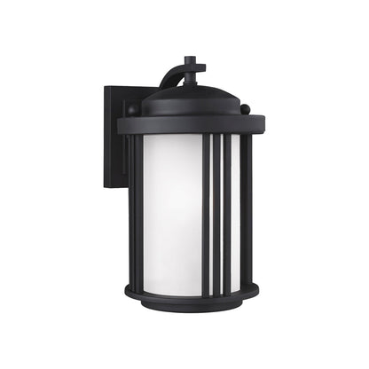 Crowell Outdoor Wall Light in Black (Small).