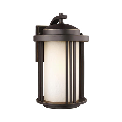 Crowell Outdoor Wall Light in Antique Bronze (Medium).