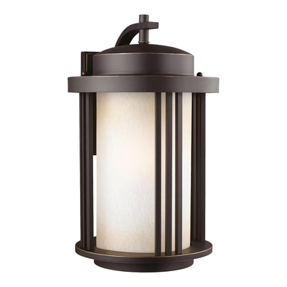 Crowell Outdoor Wall Light in Antique Bronze (Large).
