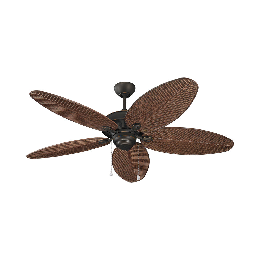 Cruise Outdoor Ceiling Fan in Romance Bronze (52-Inch).