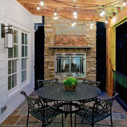 Dakota Outdoor Wall Light in Outside Area.