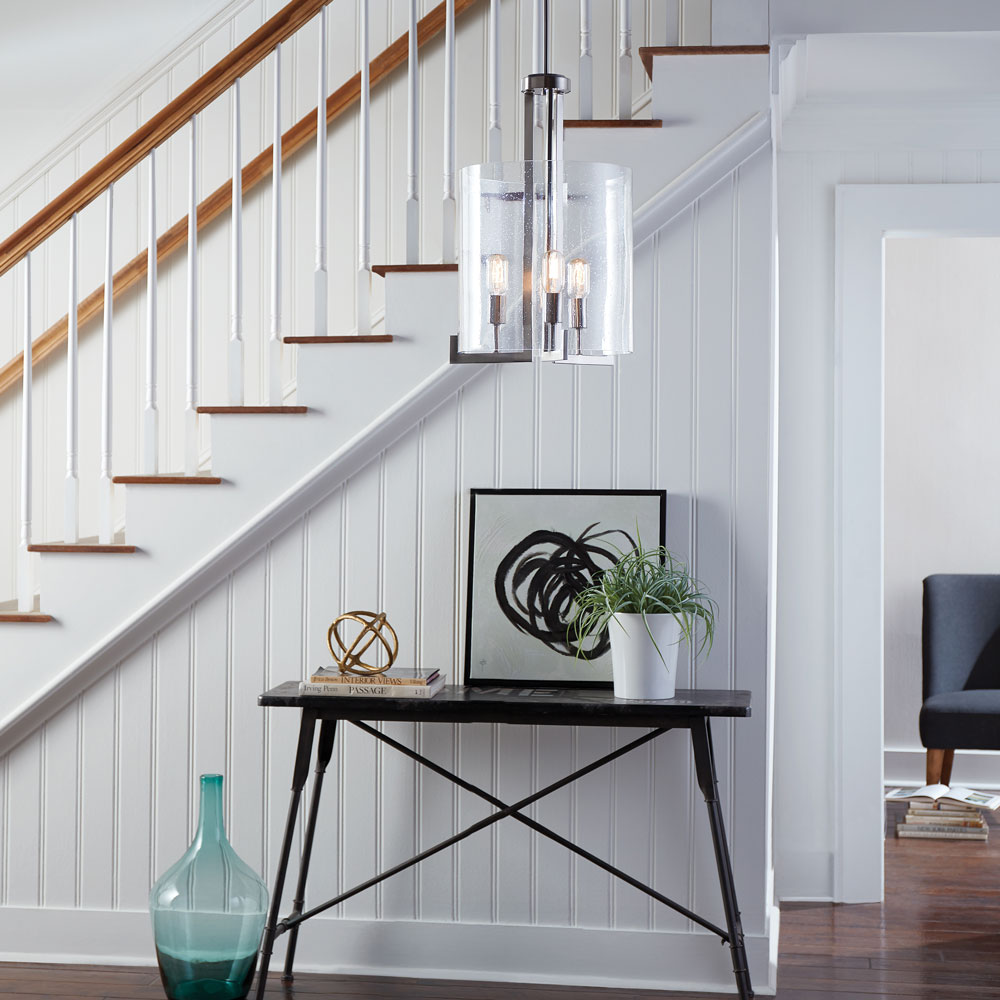 Dawes Pendant Light in stairway.