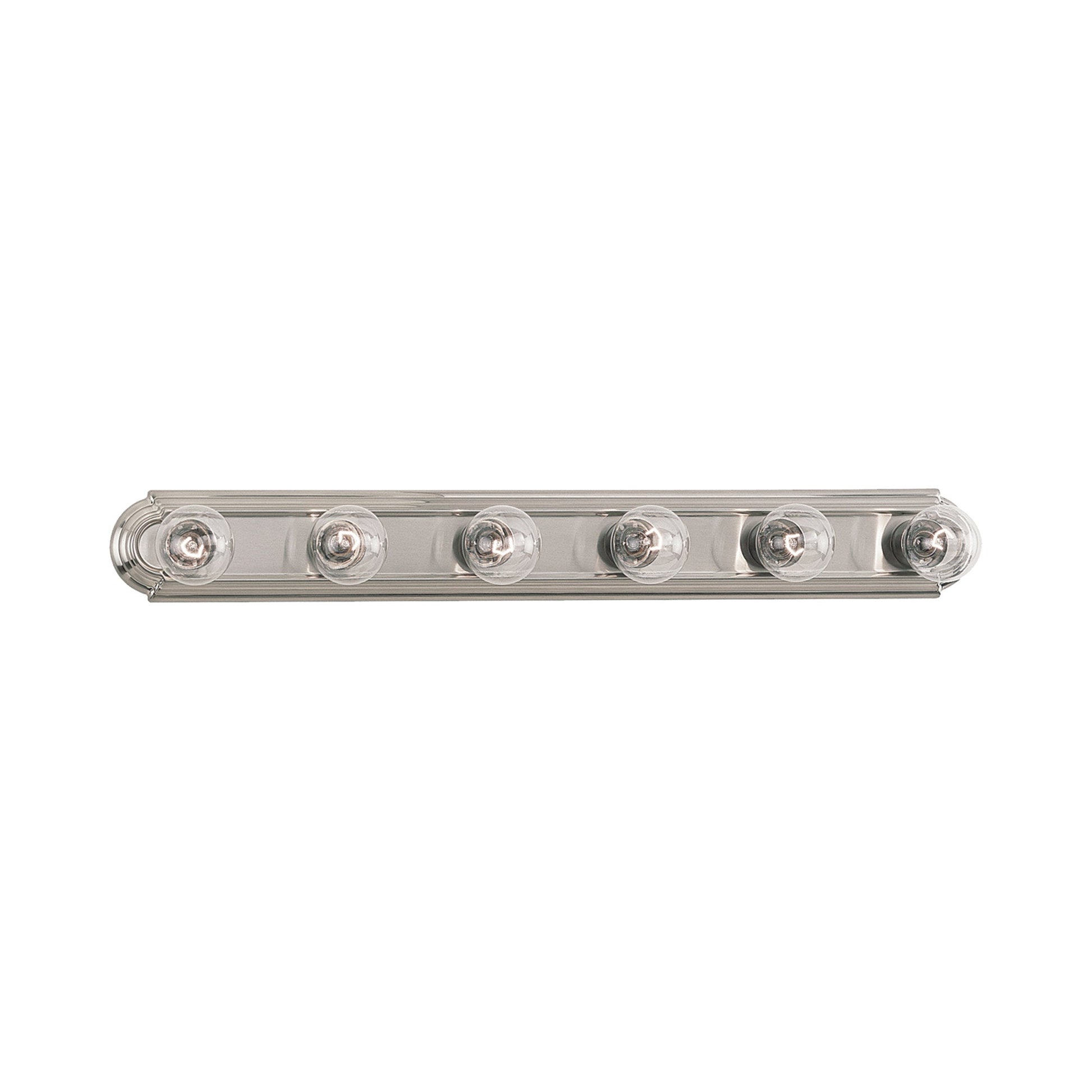 De-Lovely Bath Wall Light in Brushed Nickel (6-Light).