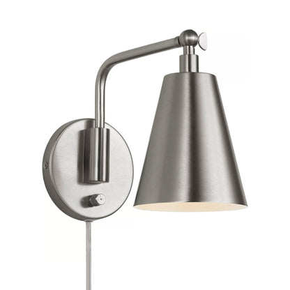 Drae Wall Light in Burnished Brass.