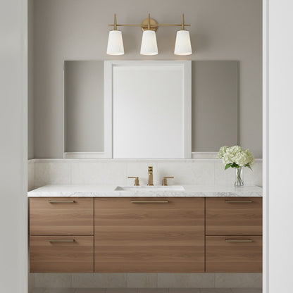 Driscoll Bath Wall Light in bathroom.