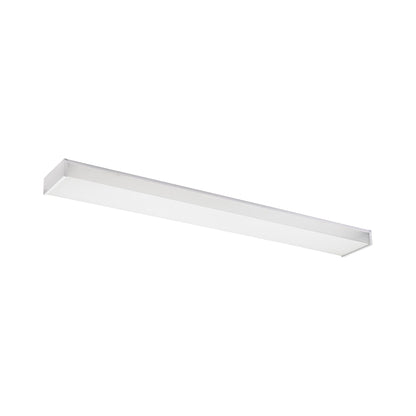 Drop Lens Fluorescent Flush Mount Ceiling Light (48-Inch).