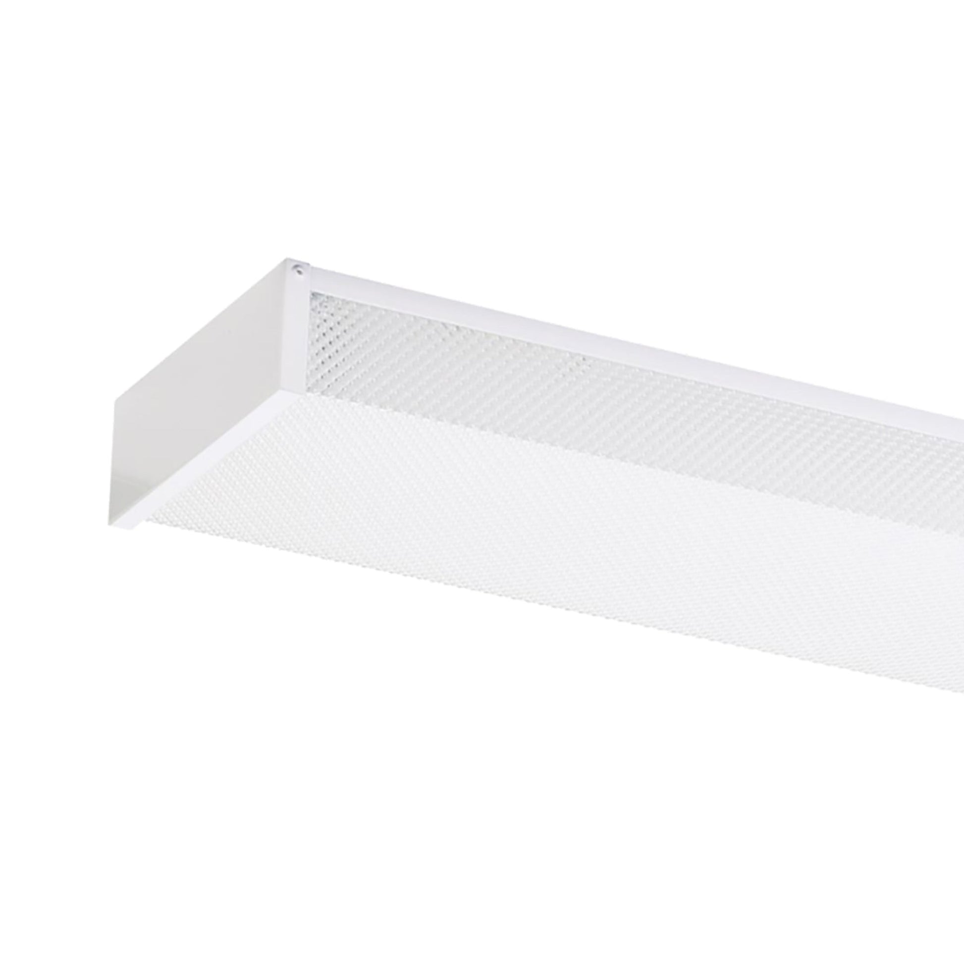 Drop Lens Fluorescent Flush Mount Ceiling Light in Detail.
