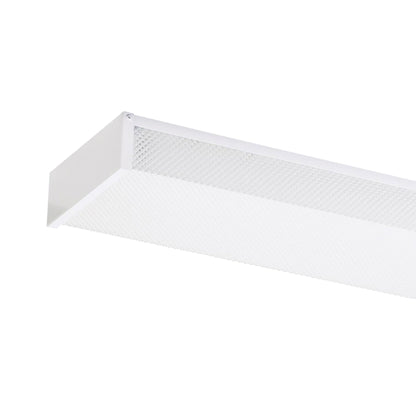 Drop Lens Fluorescent Flush Mount Ceiling Light in Detail.