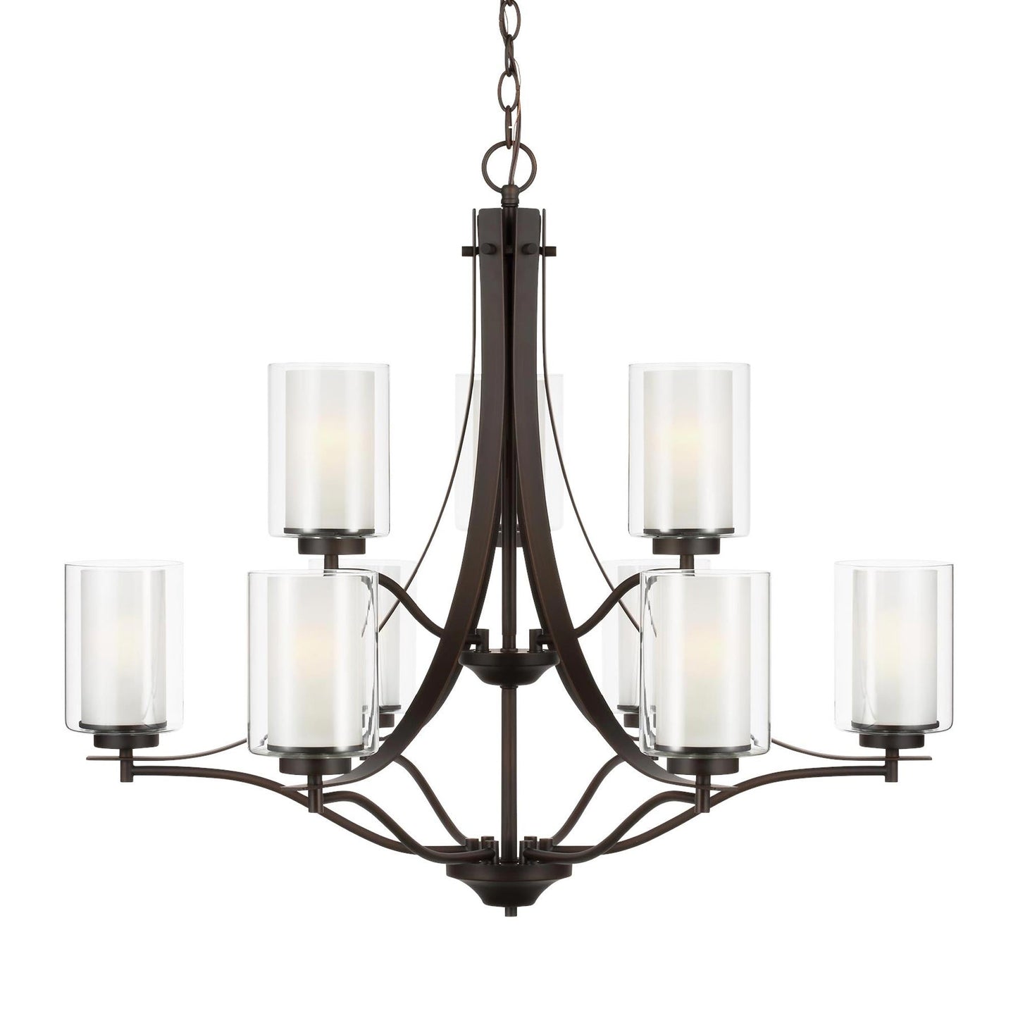 Elmwood Park Chandelier in Detail.