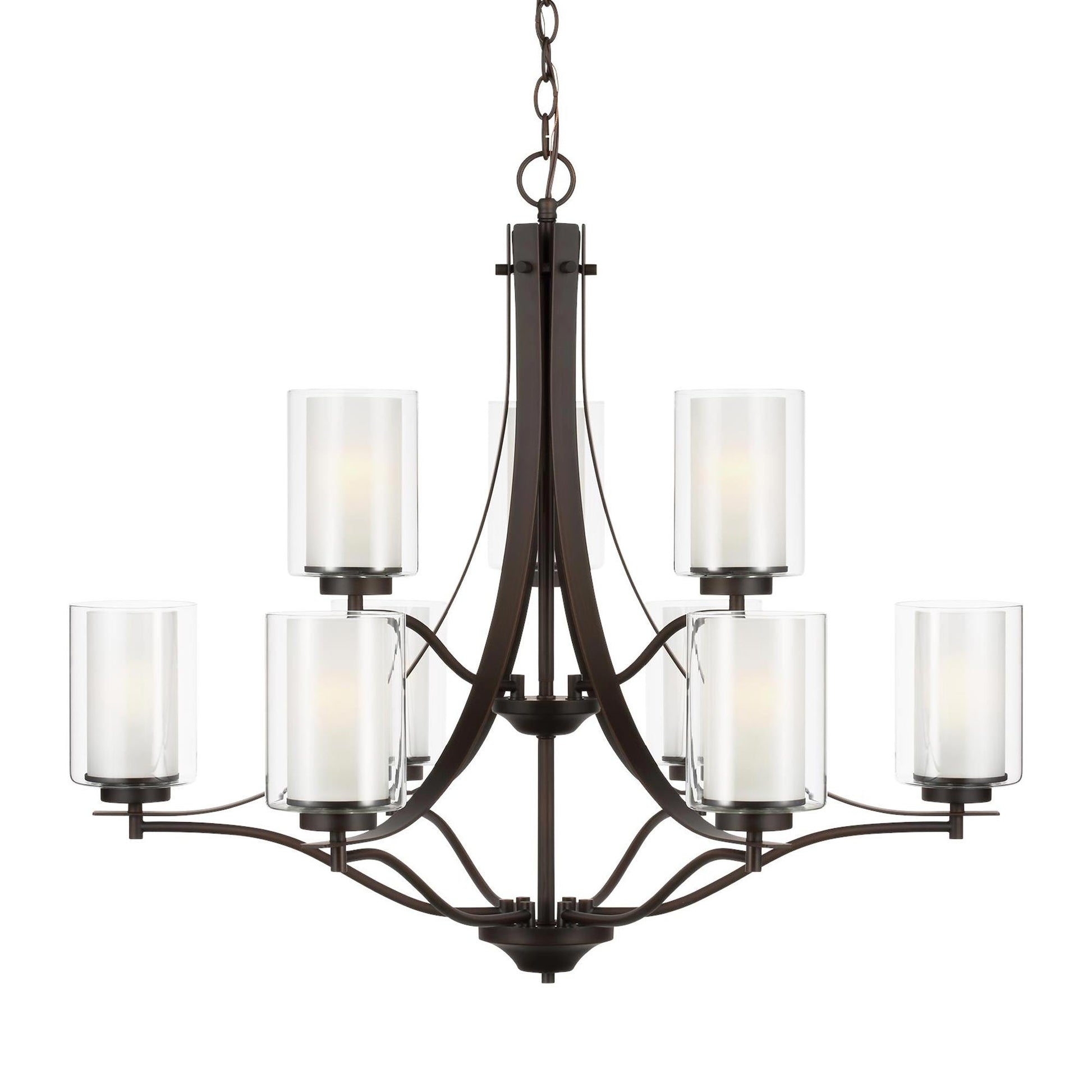 Elmwood Park Chandelier in Detail.