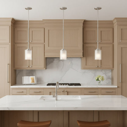 Elmwood Park Mini Pendant Light in living room.