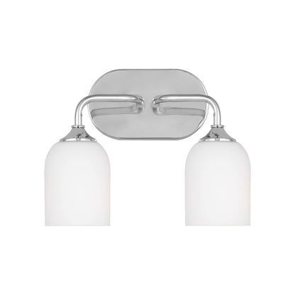 Emile Bath Vanity Light in Chrome (Medium/Not Included).