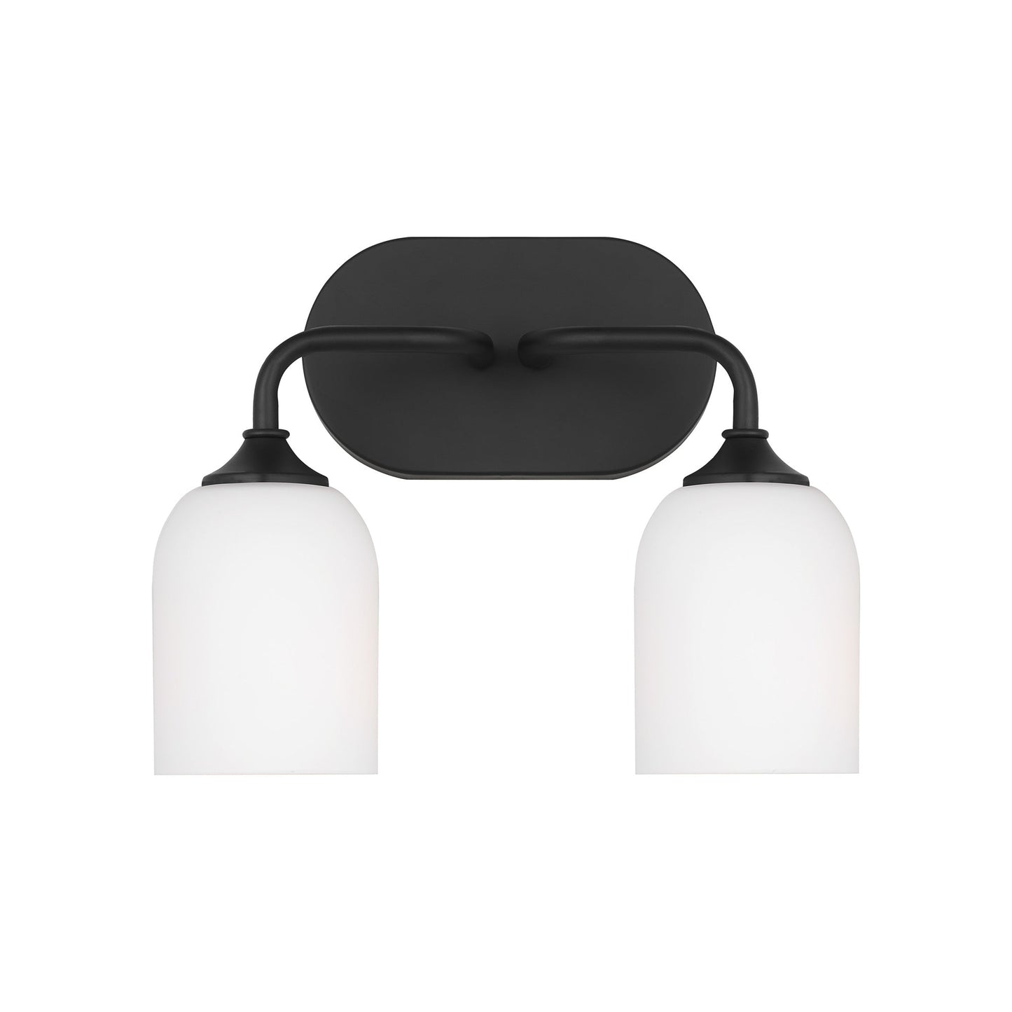 Emile Bath Vanity Light in Midnight Black (Medium/Not Included).