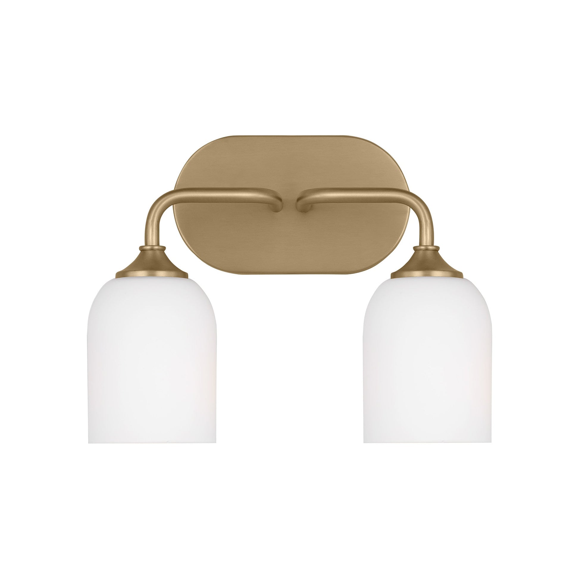 Emile Bath Vanity Light in Satin Bronze (2-Light).