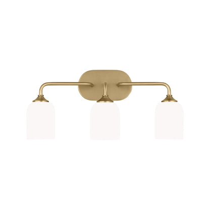 Emile Bath Vanity Light in Satin Bronze (Large/Not Included).