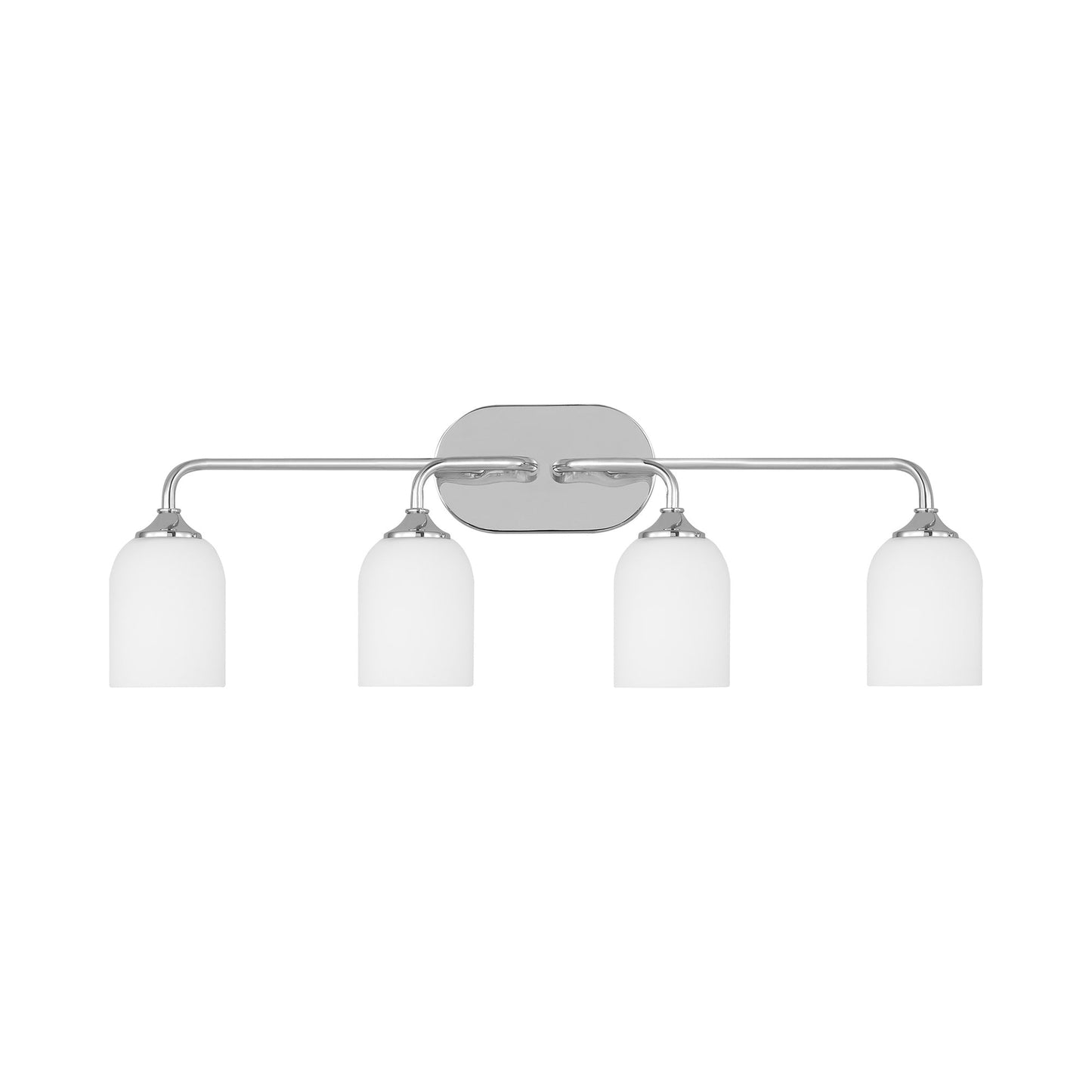 Emile Bath Vanity Light in Chrome (Extra Large/Not Included).