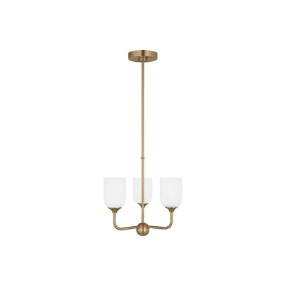 Emile Chandelier in Satin Bronze (Small/Not Included).