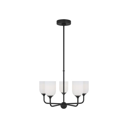 Emile Chandelier in Midnight Black (Medium/Not Included).