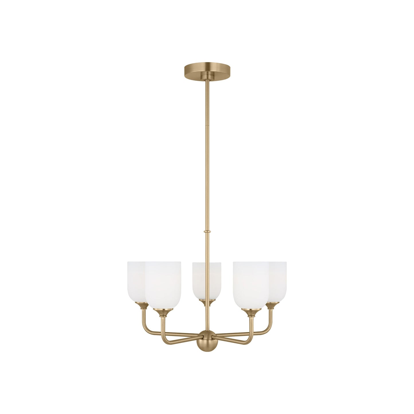 Emile Chandelier in Satin Bronze (Medium/Not Included).