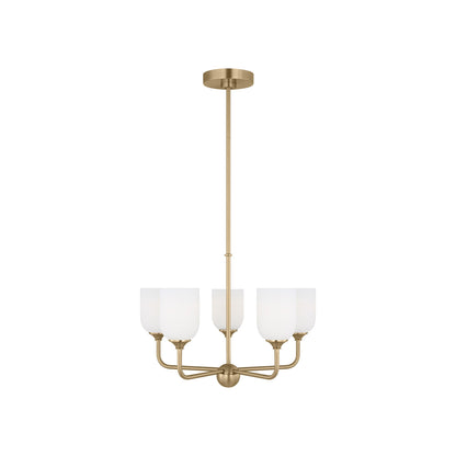 Emile Chandelier in Satin Bronze (Medium/Not Included).