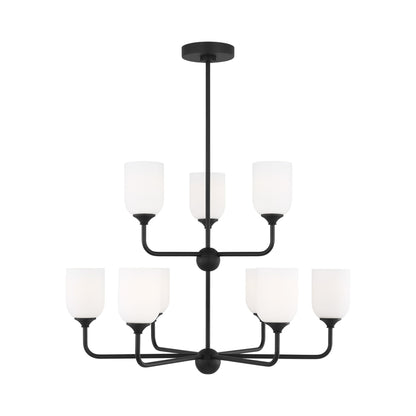 Emile Chandelier in Midnight Black (Extra Large/Not Included).