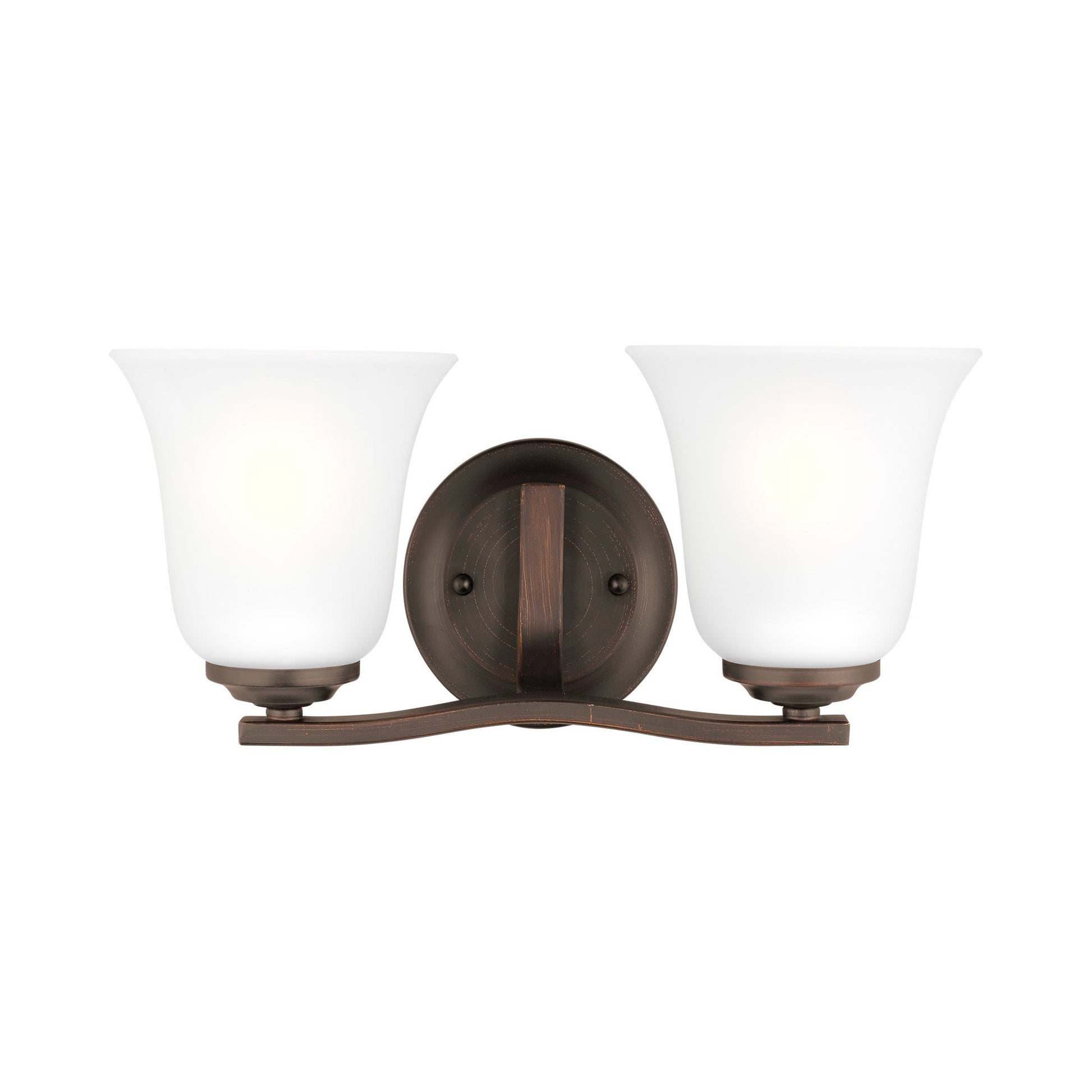 Emmons Bath Wall Light in Bronze (2-Light).