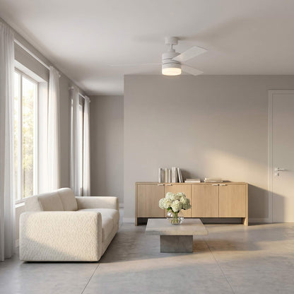 Era LED Ceiling Fan in living room.