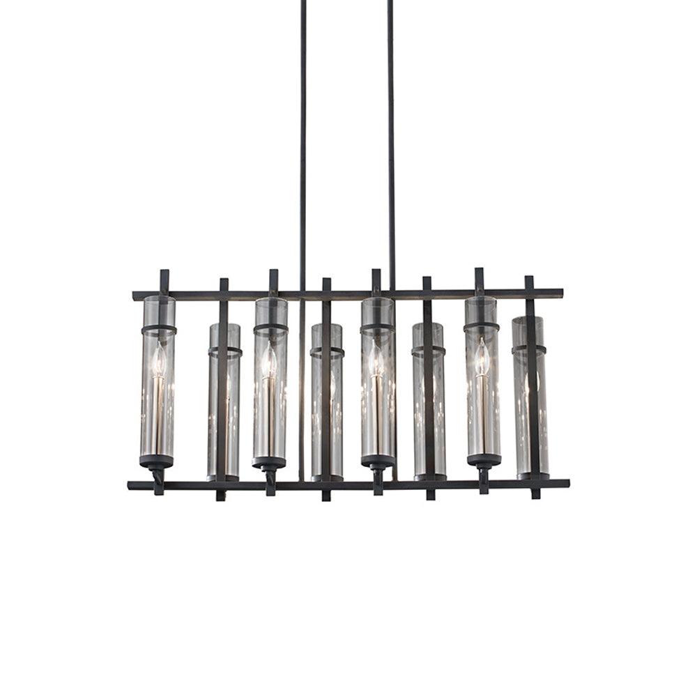 Ethan Linear Chandelier in Detail.