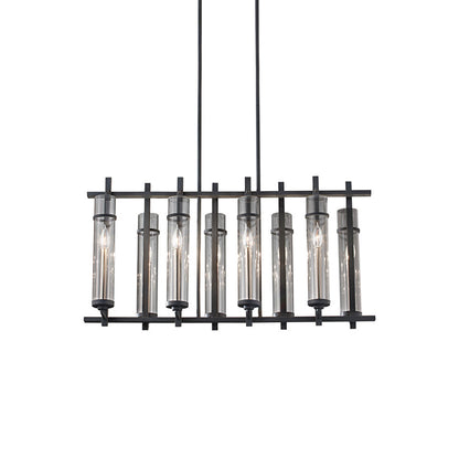 Ethan Linear Chandelier in Detail.