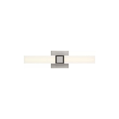 Fentress LED Bath Vanity Light in Brushed Nickel (18-Inch).