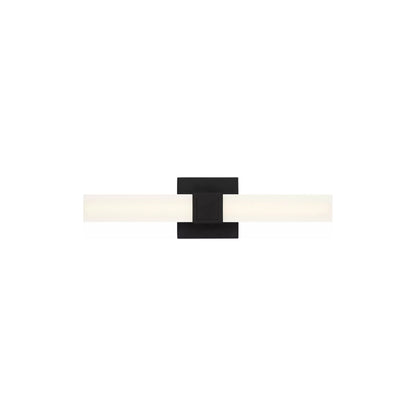 Fentress LED Bath Vanity Light in Midnight Black (18-Inch).