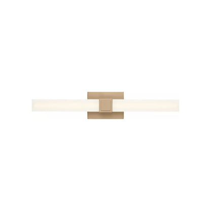 Fentress LED Bath Vanity Light in Satin Brass (24-Inch).