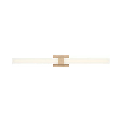 Fentress LED Bath Vanity Light in Satin Brass (36-Inch).