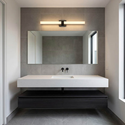 Fentress LED Bath Vanity Light in bathroom.