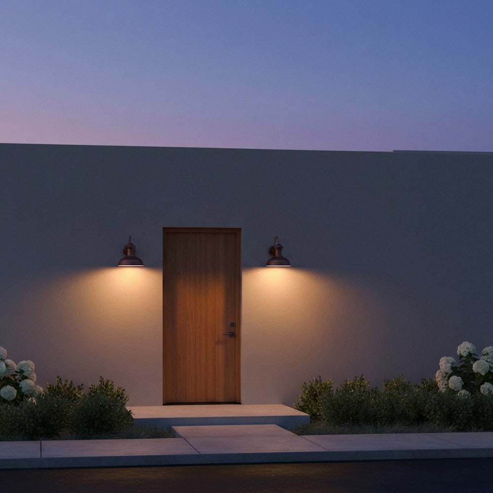 Fredricksburg Outdoor Wall Light in Outside Area.